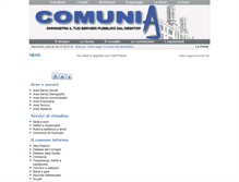 Tablet Screenshot of comunia.it