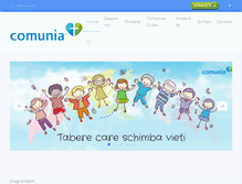 Tablet Screenshot of comunia.ro